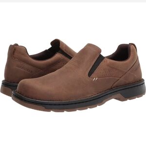 Merrell Brown Men's World Legend 2MOC  Slip-On Leather Loafers Size 9.5 M